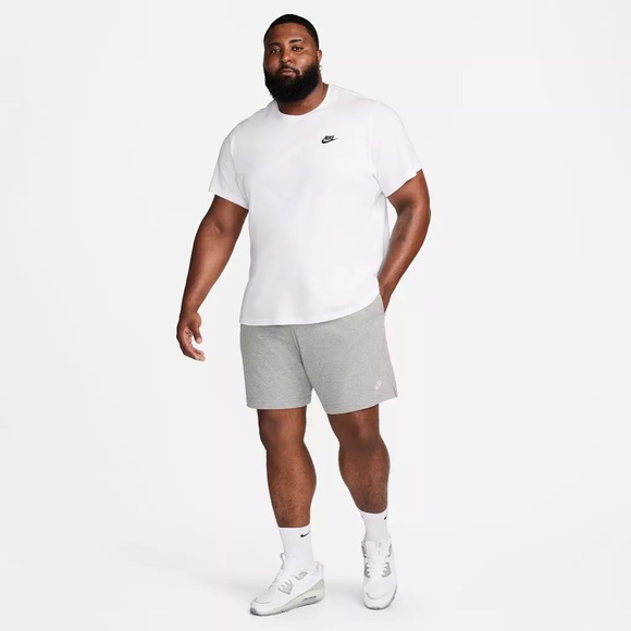 Nike Men's Club Knit Shorts Mens size Large in gray - Picture 1 of 10